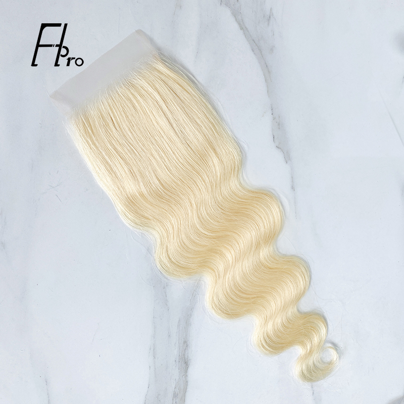 Most Popular Unprocessed Hair Free Parting 613# Lace Closure Body Wave